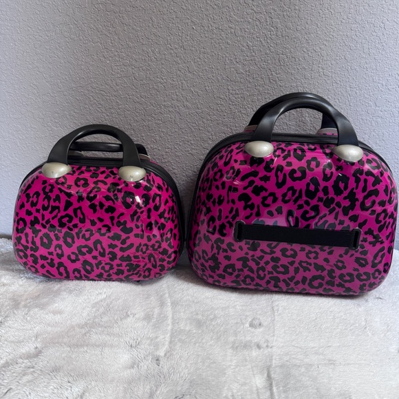 Dejuno 2 pc. Cosmetics Cases~Great Condition 💗🖤 - Picture 2 of 16